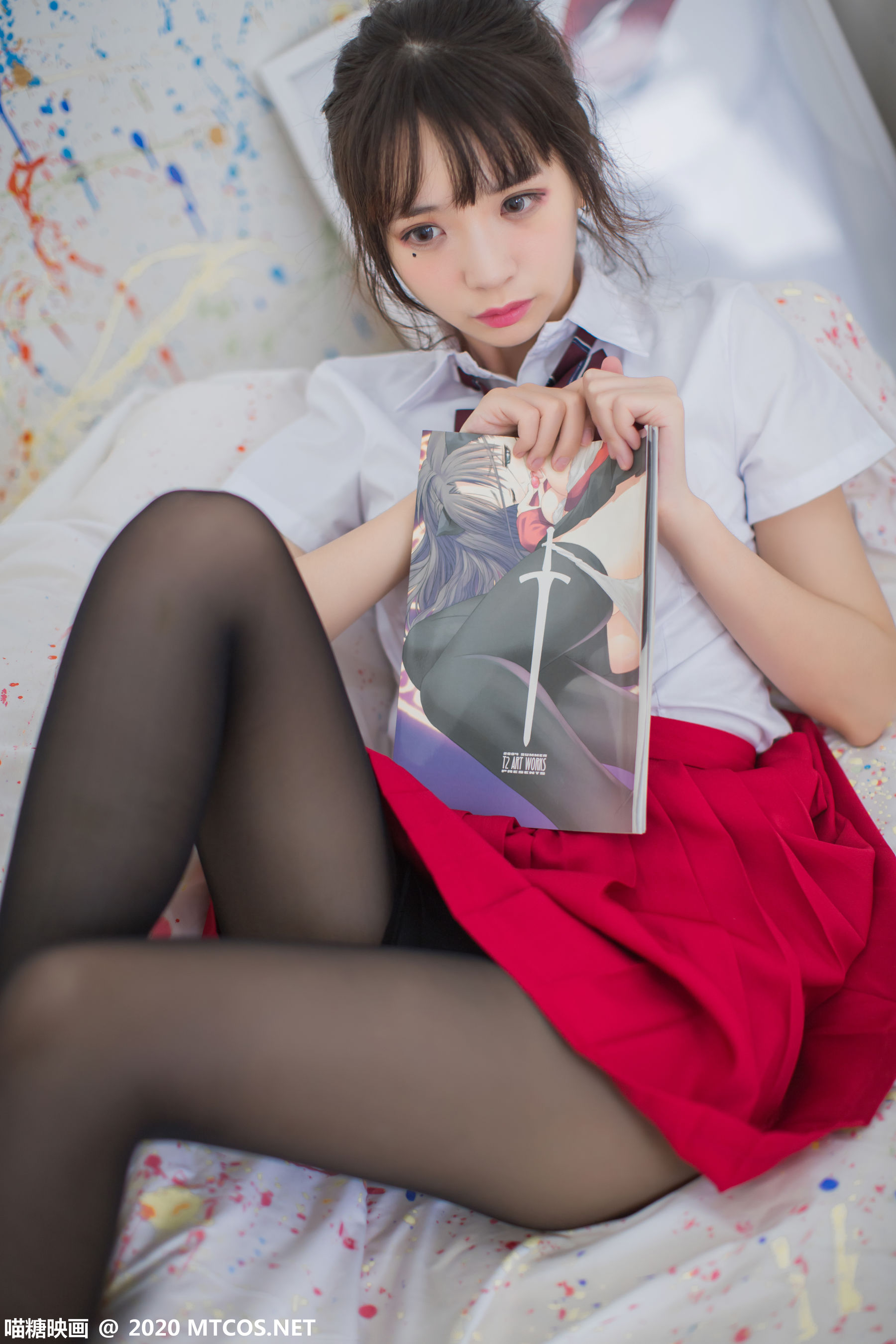 [喵糖映画] VOL.319 画室少女 写真套图-芒果图库