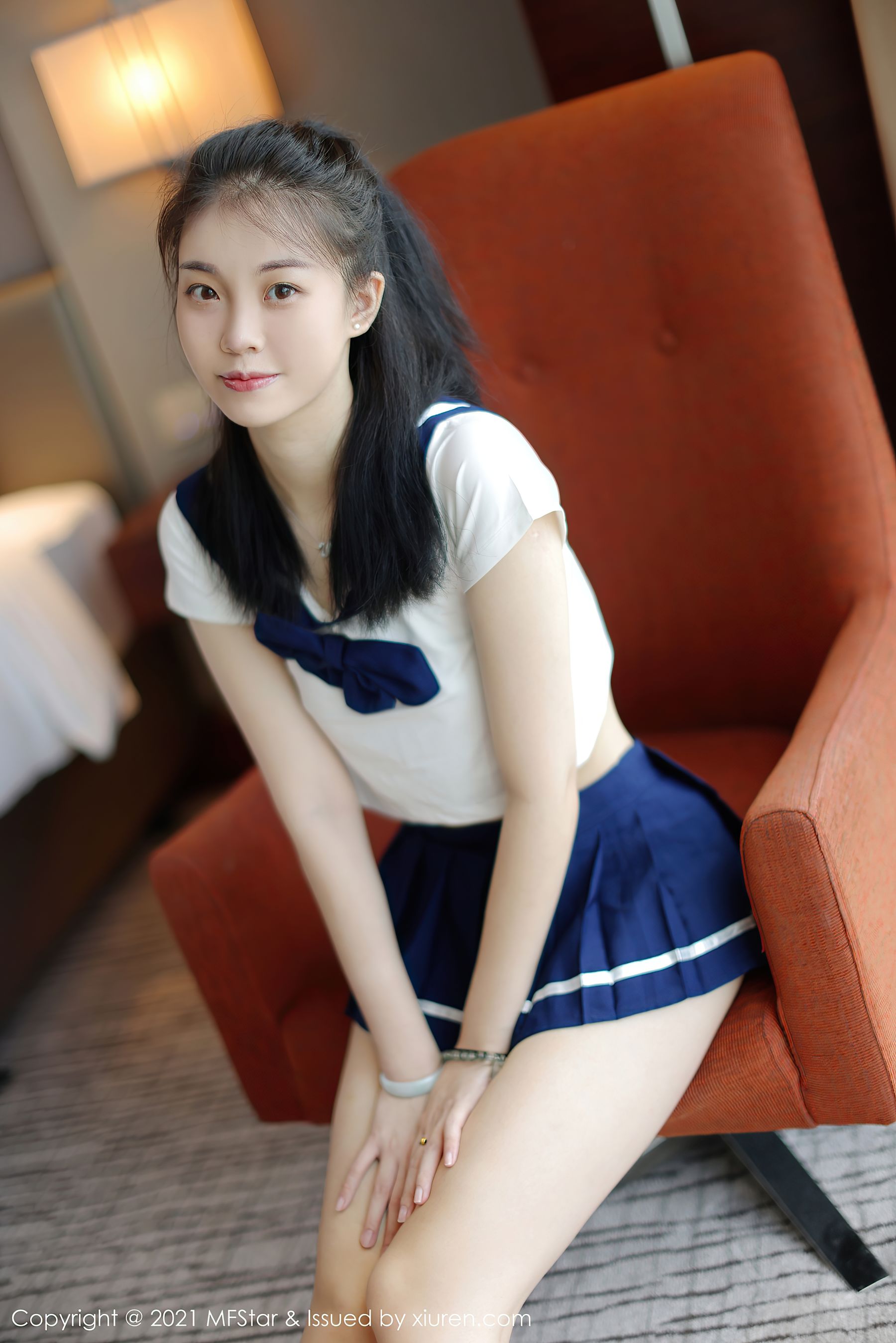[模范学院MFStar] Vol.526 一颗甜蛋黄a – JK制服系列-芒果图库