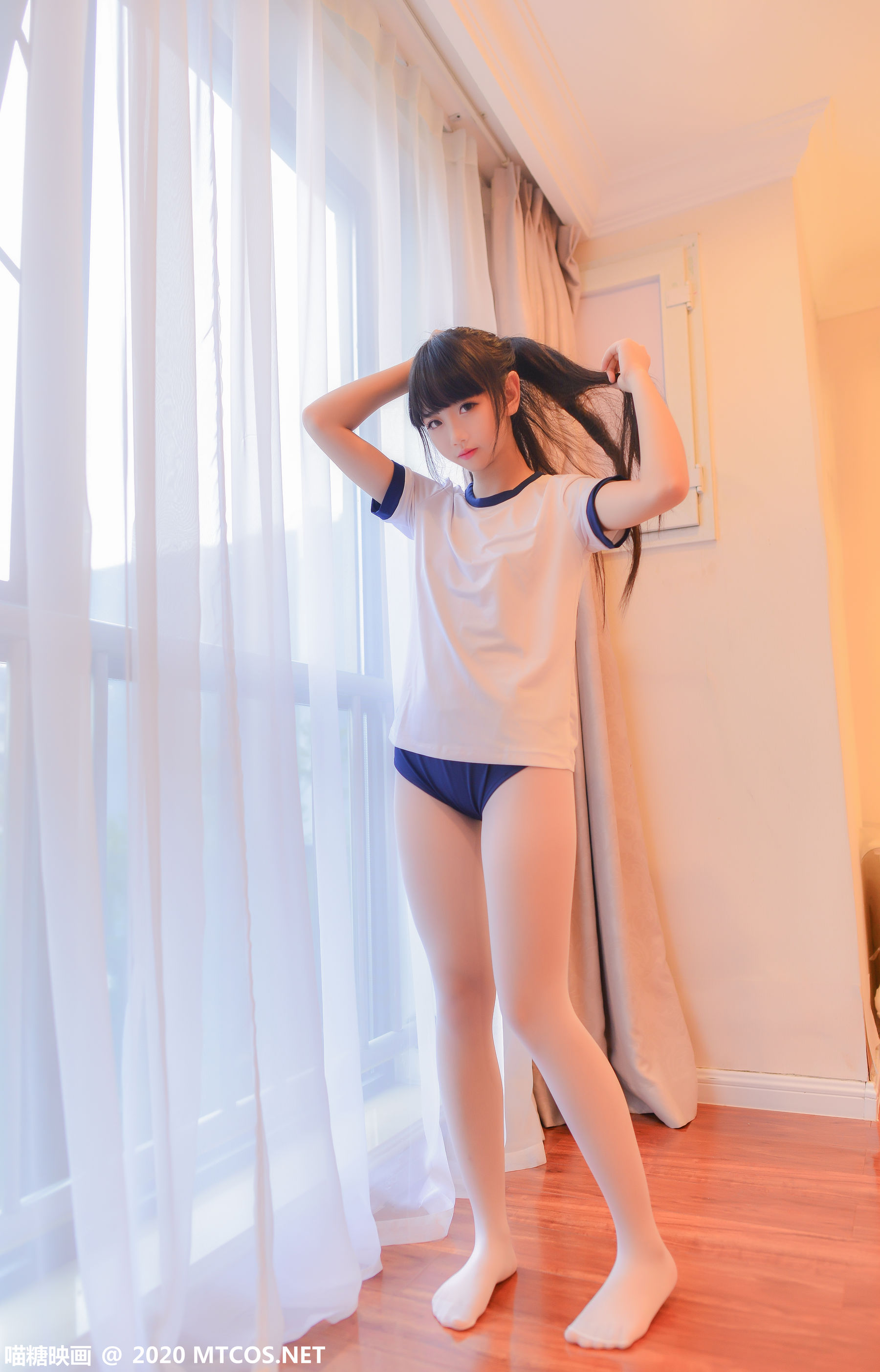 [喵糖映画] VOL.286 白色体操服 写真集-芒果图库