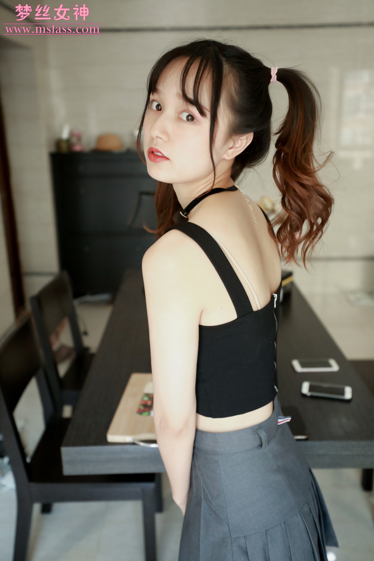 [MSLASS]梦丝女神 – 玥玥 家居小淑女-芒果图库