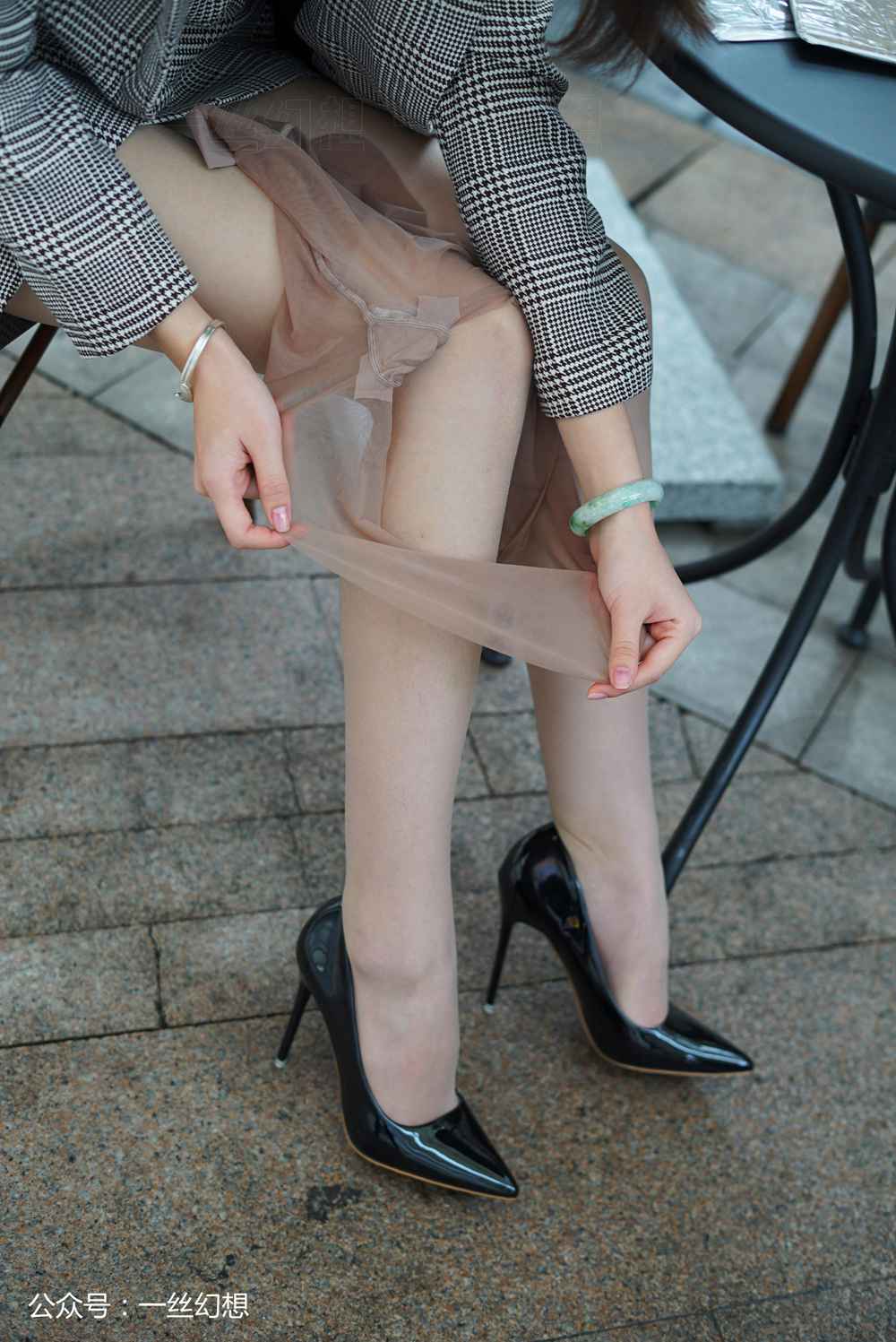 [高丝女子图鉴]袜小喵×一丝幻想 NZ032 茜茜-芒果图库