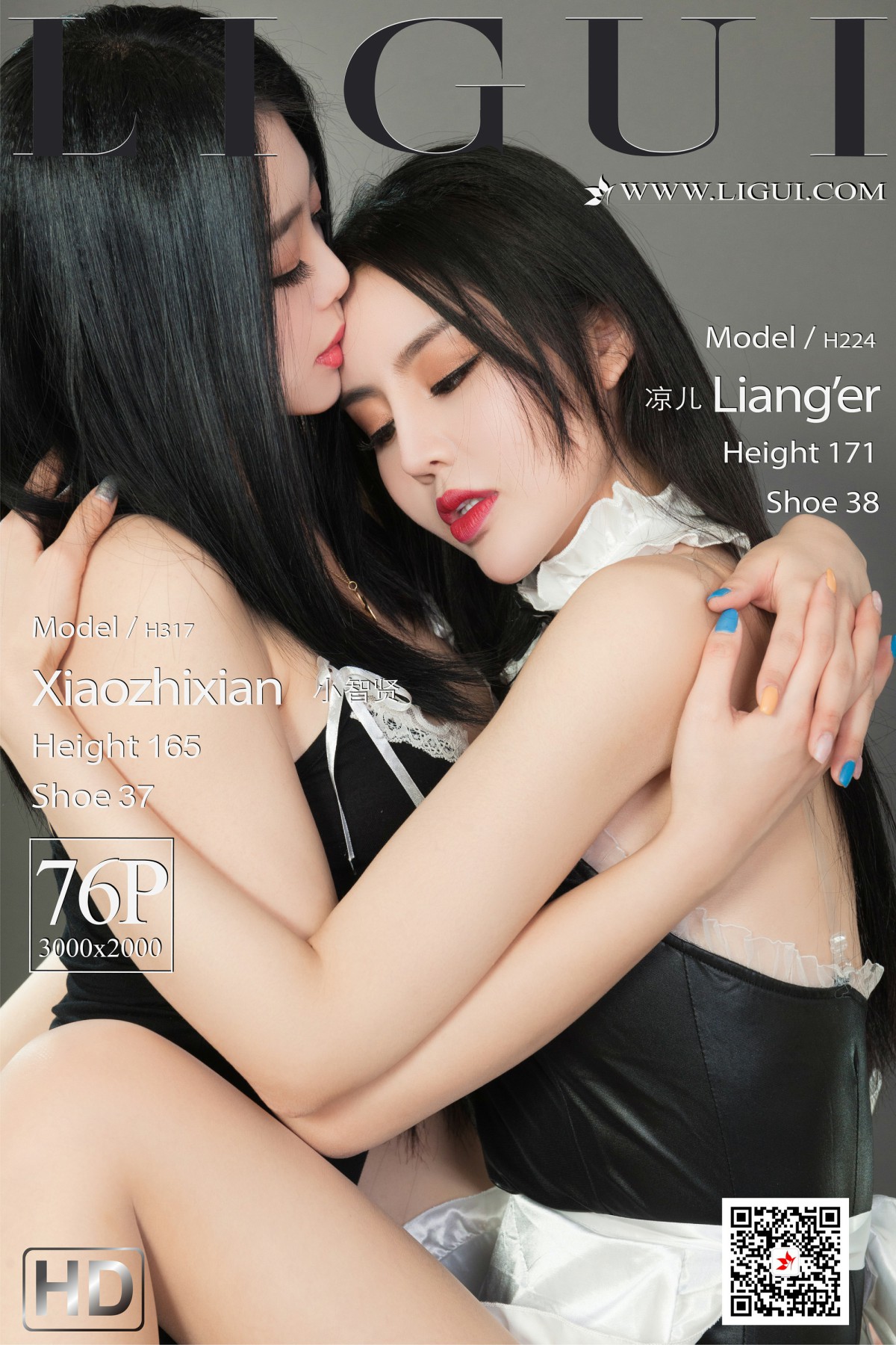 [Ligui丽柜]2021.02.26 《双生花-香丝情圆》凉儿&小智贤-芒果图库