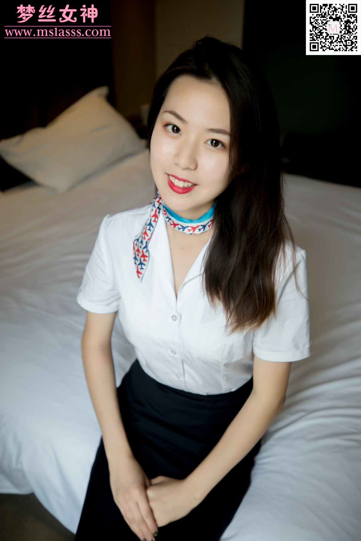 [MSLASS]梦丝女神 – 芷蕾 航空校花-芒果图库