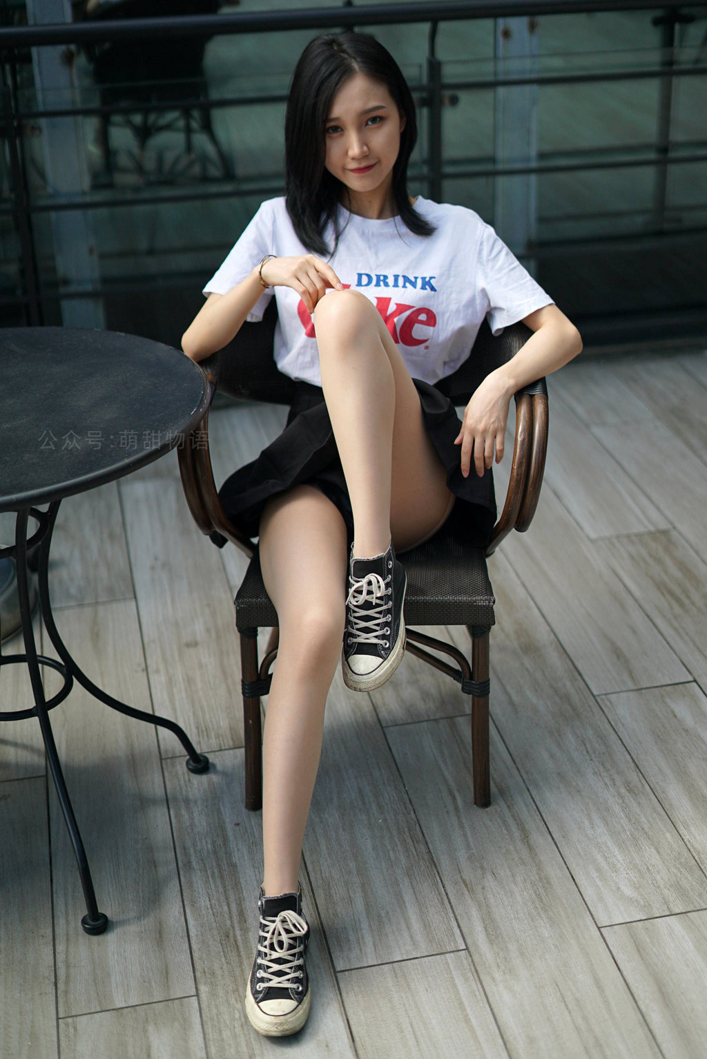 萌甜物语 XM107 腿腿《清纯百褶裙》-芒果图库