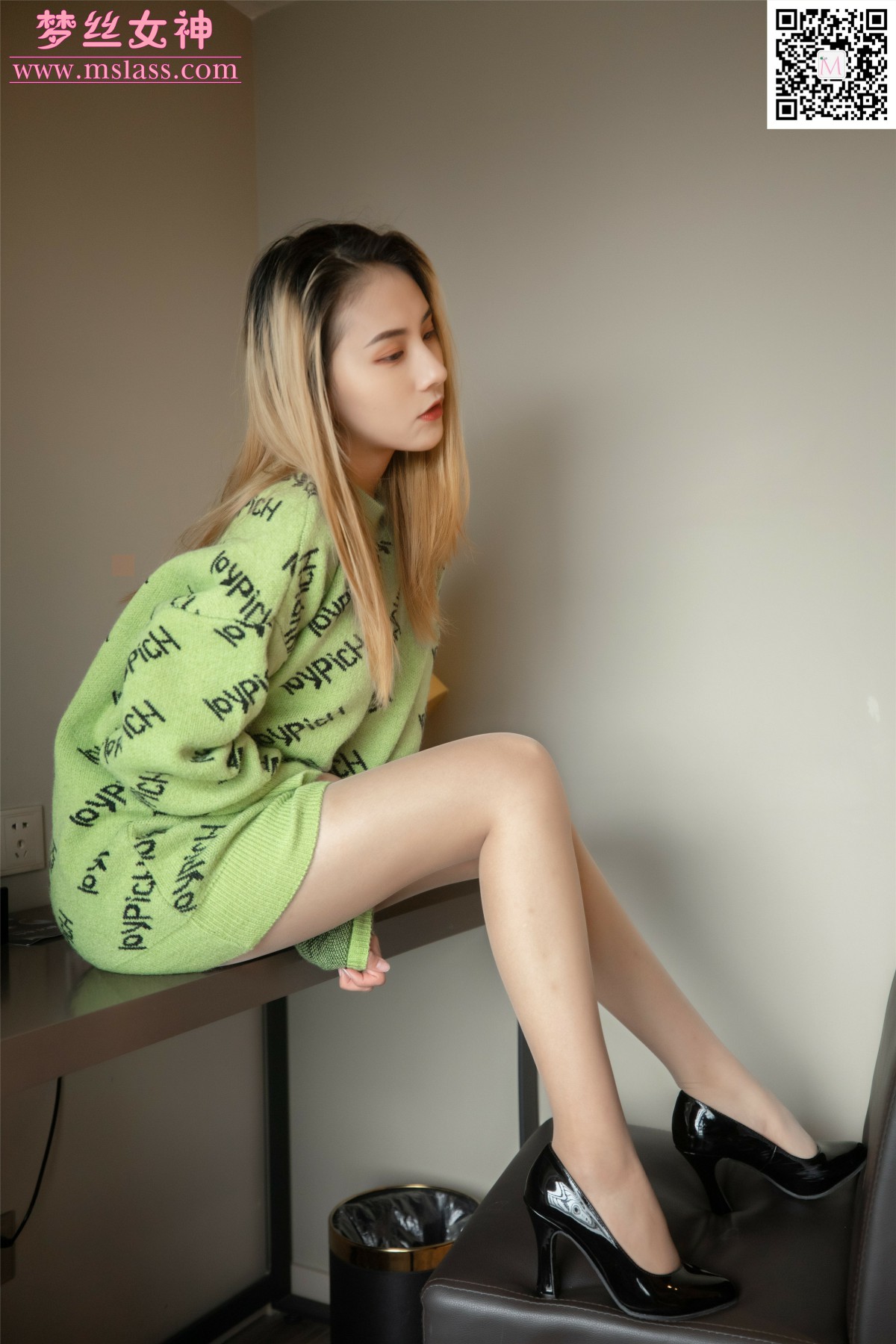 [MSLASS]梦丝女神 – 小允儿 喜欢绿绿的衣服-芒果图库
