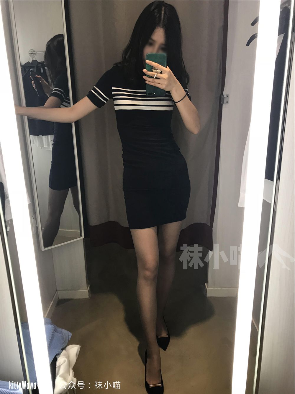 [kittyWawa袜小喵] KT059《喵解解的试衣间》-芒果图库