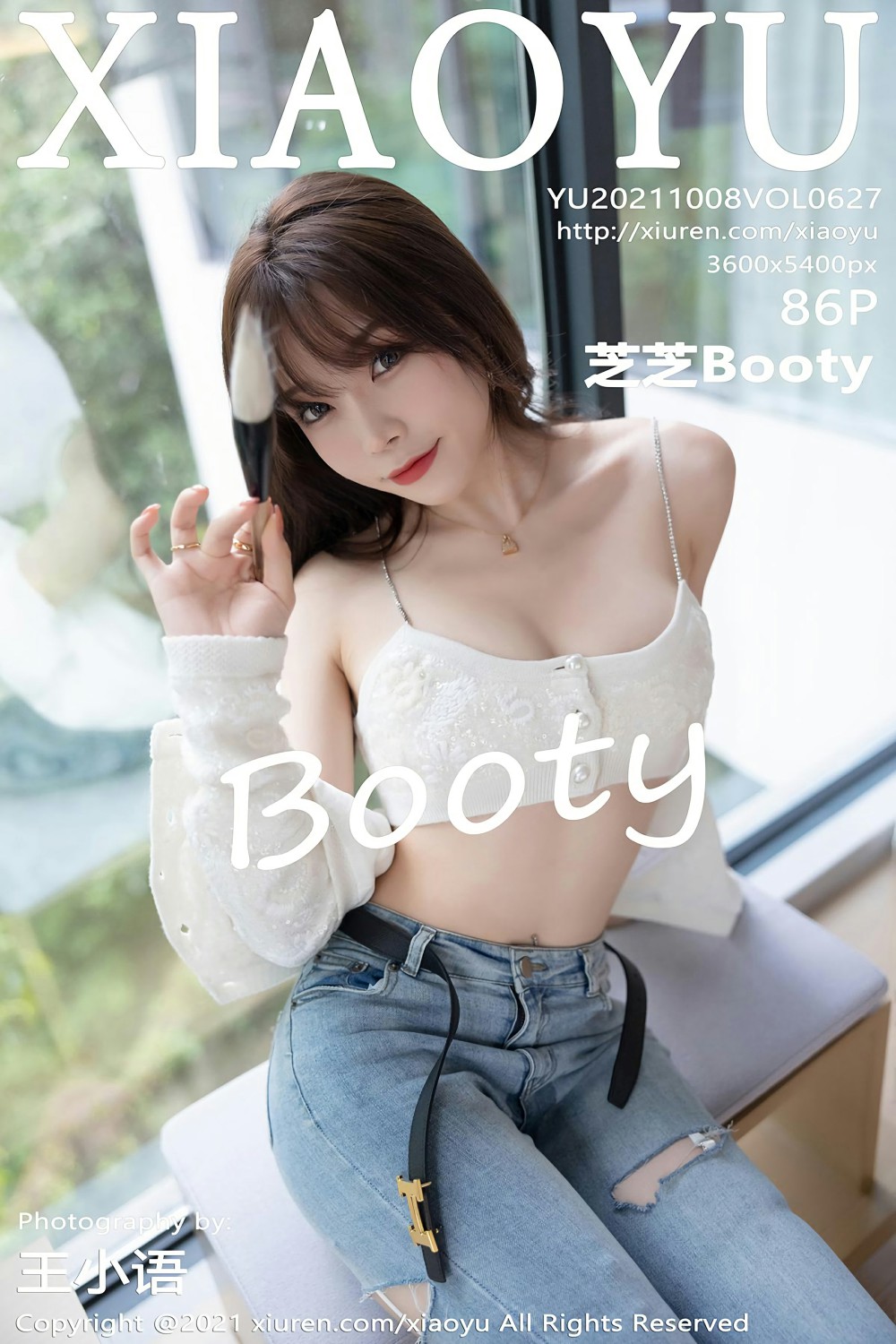 [XIAOYU语画界] 2021.10.08 VOL.627 芝芝Booty-芒果图库