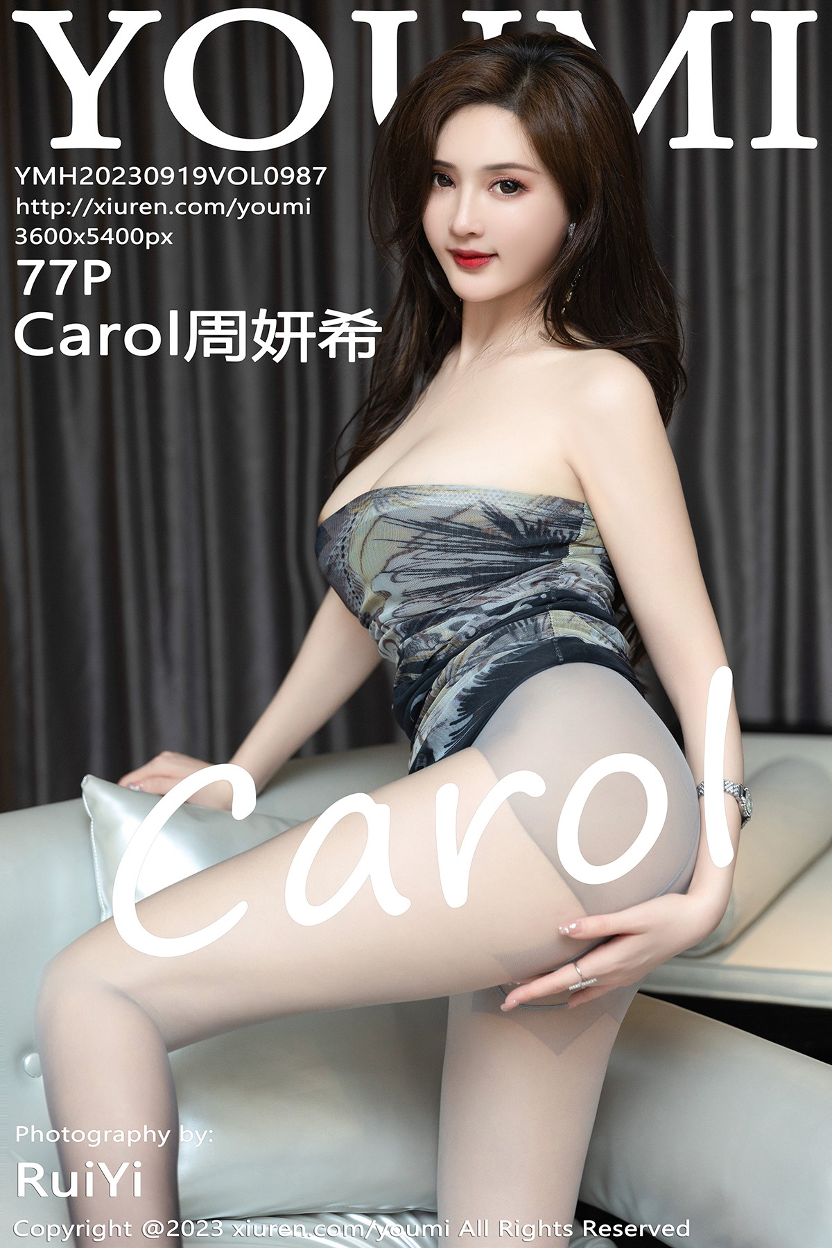 [YOUMI尤蜜荟] 2023.09.19 VOL.987 Carol周妍希-芒果图库