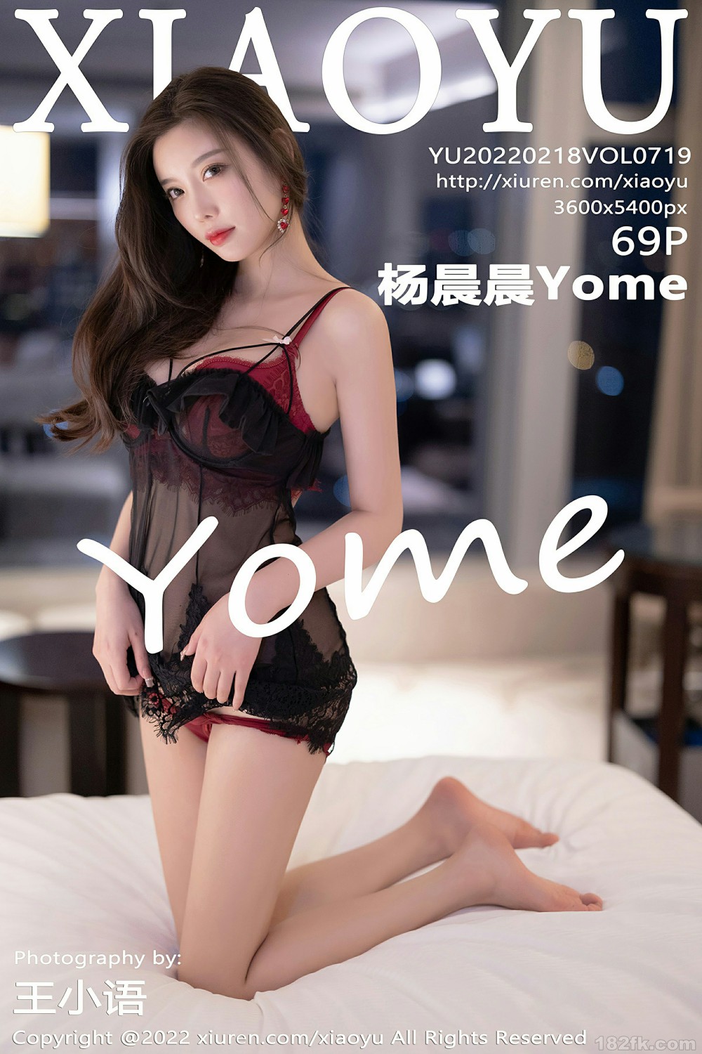 [XIAOYU语画界] 2022.02.18 VOL.719 杨晨晨Yome 性感蕾丝-芒果图库